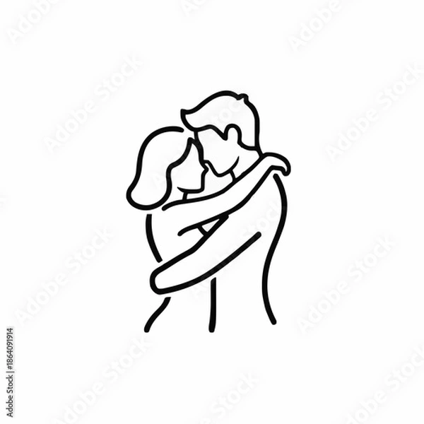 Obraz hugs icon