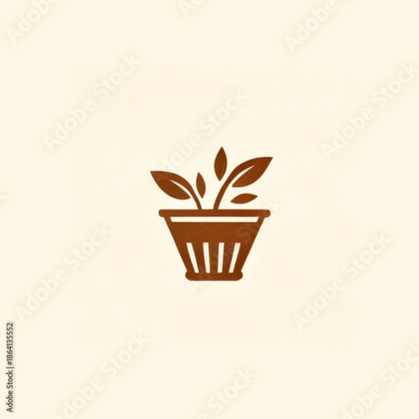 Obraz basket with flowers