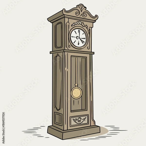 Obraz old clock tower