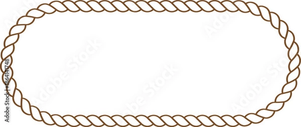 Obraz 밧줄 모양 틀 