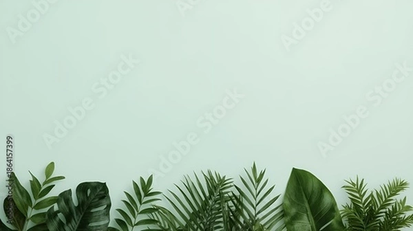 Obraz Environmental concept background with natural textures and clean layout.