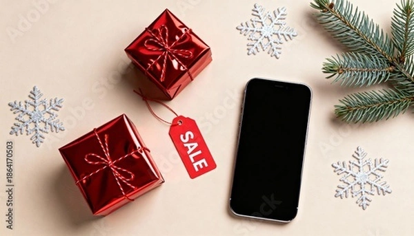 Obraz christmas gift boxes