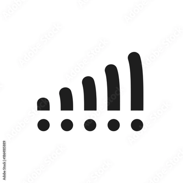 Obraz Growth and development sequence isolated on white background