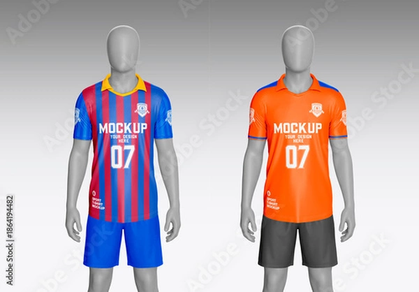 Obraz Polo Shirt Front View Mockup