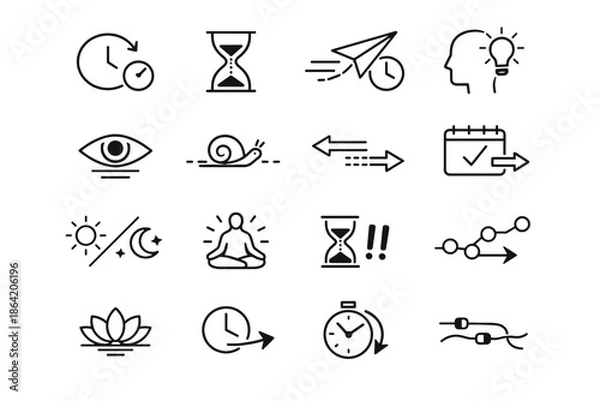 Obraz Non remote reply workflow icon icons time vector focus only teamwork async