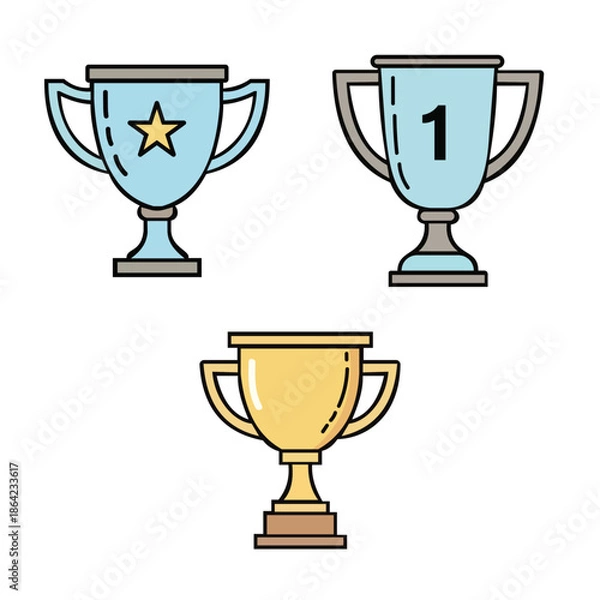 Fototapeta gold trophy cup