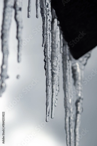 Obraz icicles on the roof