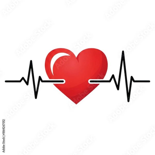 Obraz Heartbeat symbol