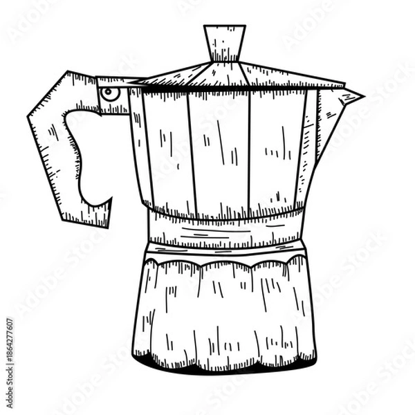 Obraz coffee maker vector