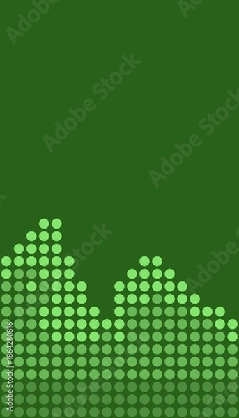 Obraz abstract background with green dots
