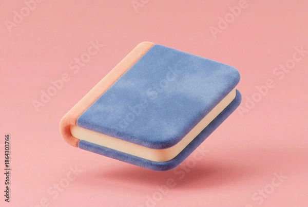 Obraz closed book on soft background