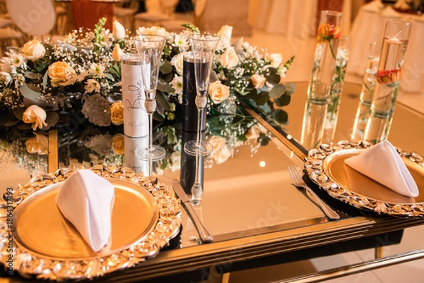 Obraz mesa de novios