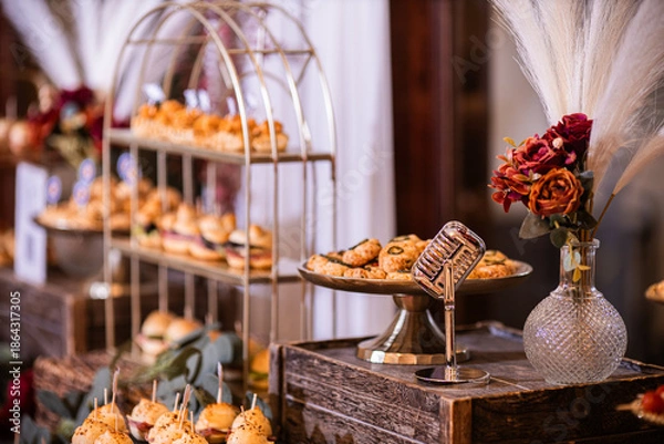 Obraz mesa de aperitivos