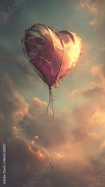 Obraz Faded Away. Generative AI
