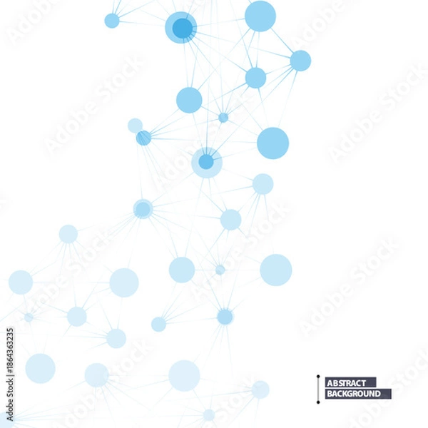 Fototapeta Digital Network Connections