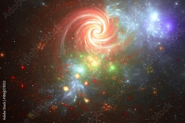 Obraz imaginatory fractal abstract background image