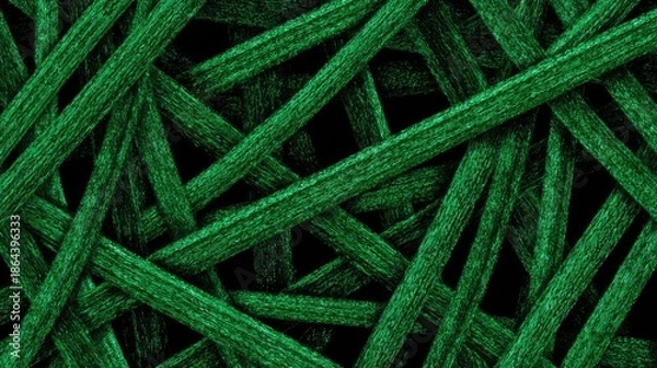 Obraz Green Glitter Striped Candy Texture Background