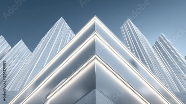 Obraz Modern Geometric Architecture Building Design