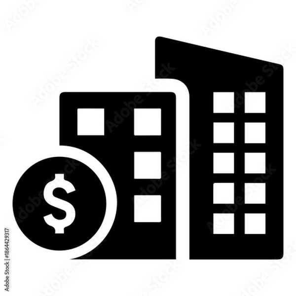 Obraz business building icon