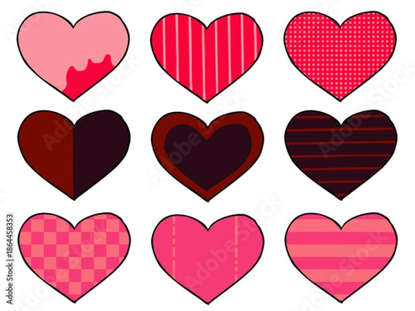 Obraz ハート いろいろ ころころ