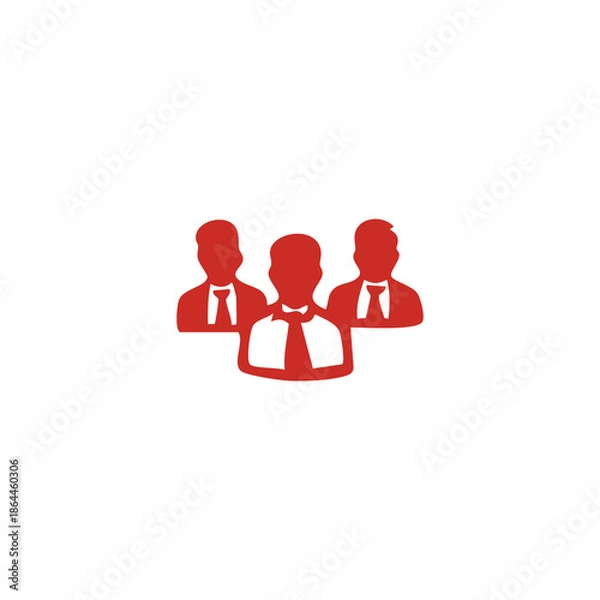 Obraz Business Teamwork Silhouette