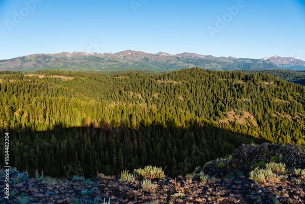 Obraz Shadows Sinking Behind Ridges