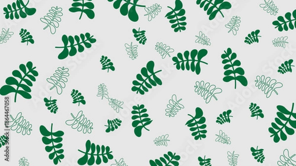 Obraz Abstract leaf nature shape on background.