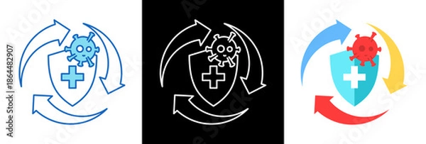 Obraz Immune Boost triplestyle icon