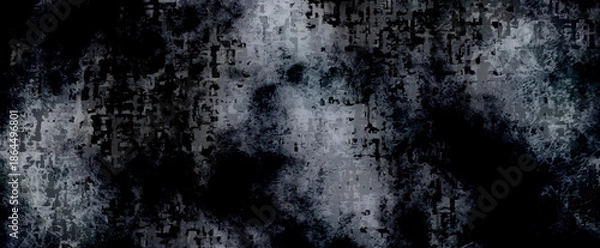 Obraz 抽象的　水墨画　背景素材