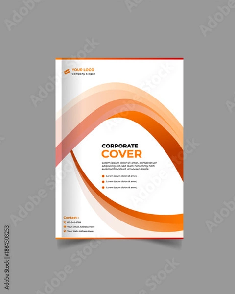 Obraz Corporate book cover design