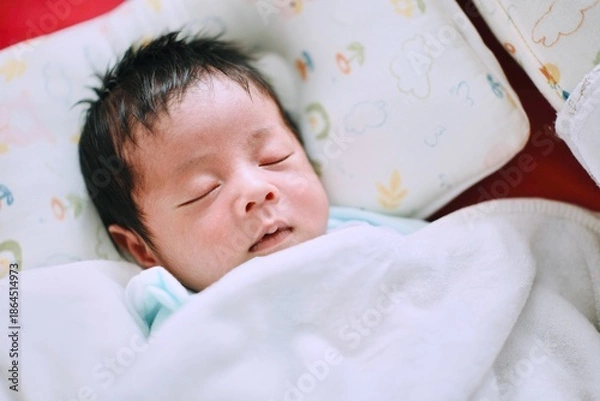 Obraz little boy sleeping