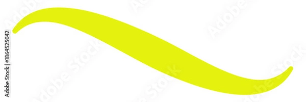 Obraz Yellow vector line