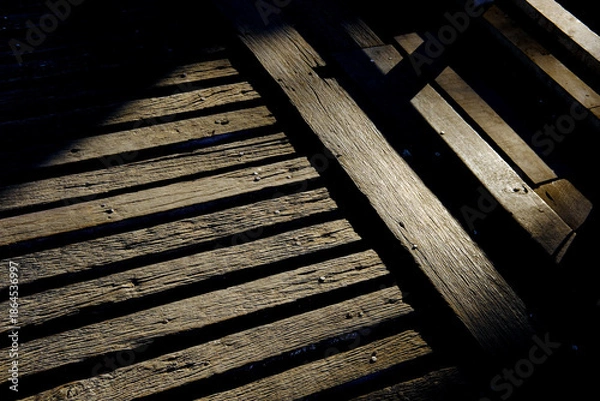 Obraz old wooden floor