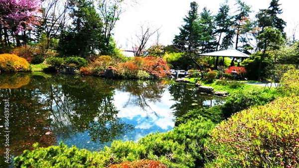 Obraz 百合が原公園の瀋芳園