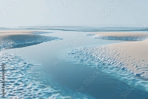 Obraz Frozen River Landscape