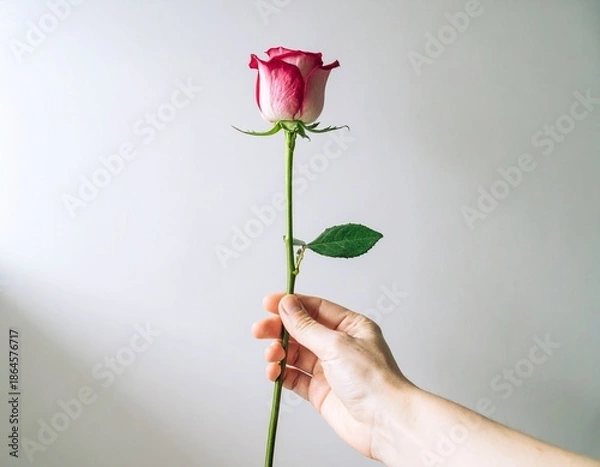 Obraz rose in hand