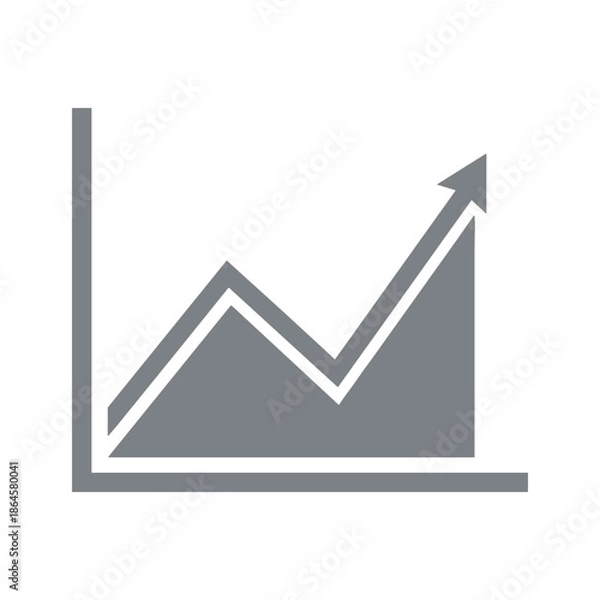Fototapeta Trending Chart Icon