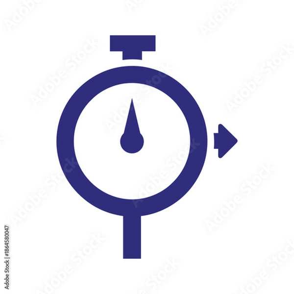 Fototapeta Stopwatch Vector Icon