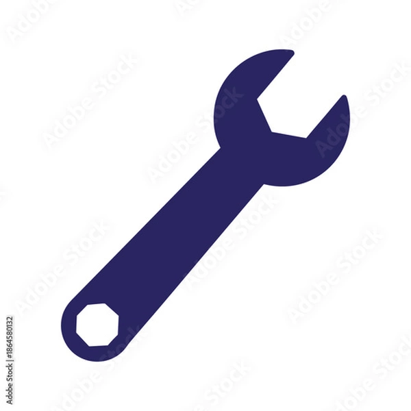 Fototapeta Adjustable Wrench Icon Vector