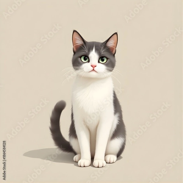 Fototapeta Animals in various postures