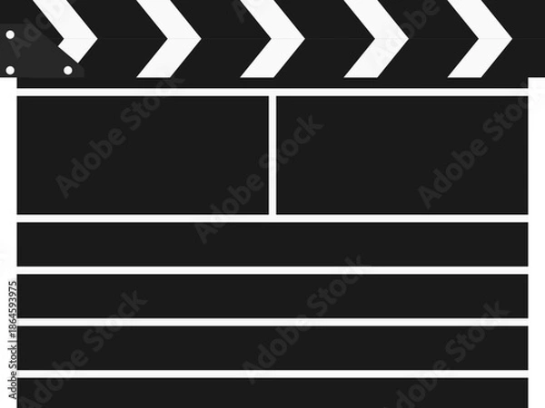 Fototapeta movie clapper	