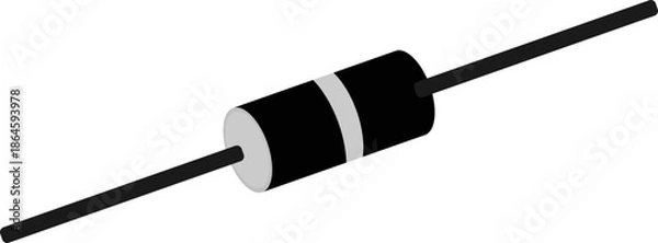 Fototapeta silhouette diode 