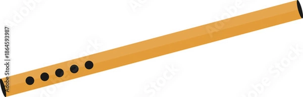 Fototapeta Flute illustration
