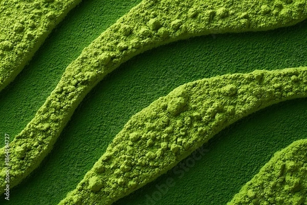 Obraz High quality matcha powder background
