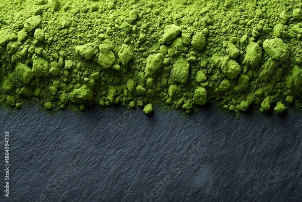 Obraz High quality matcha powder background