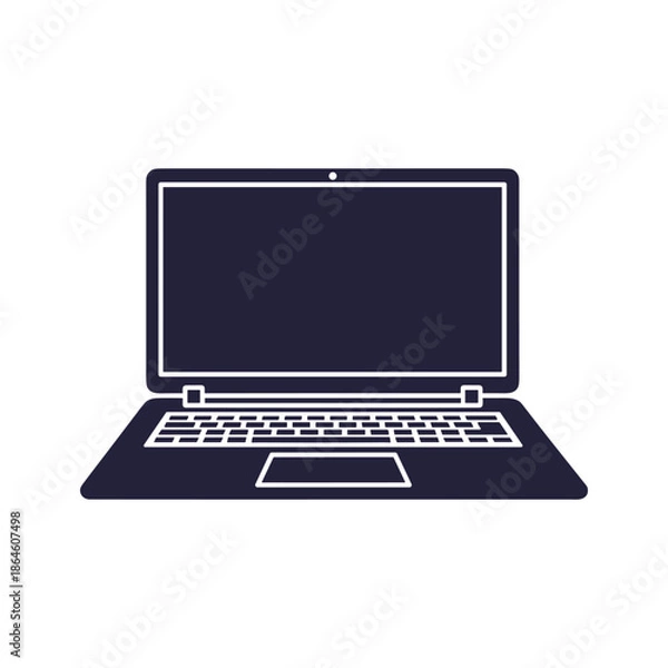 Obraz Laptop Icon Vector Illustration