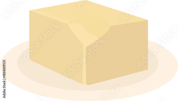 Obraz Batter baking mixture illustration.