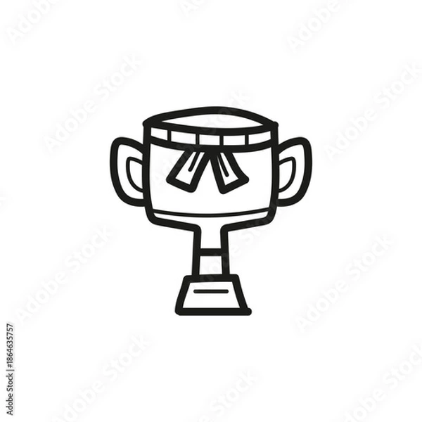 Obraz Trophy icon graphic design illustration