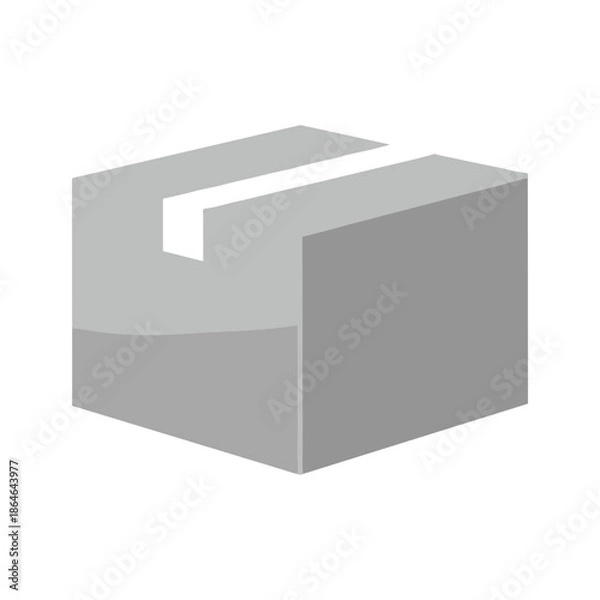 Obraz Grey Mailbox Icon