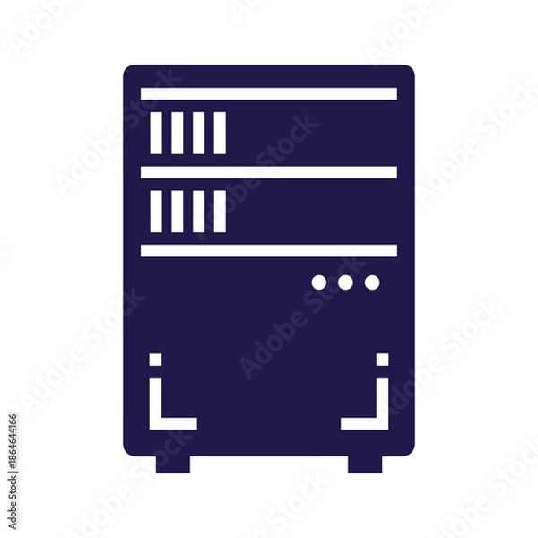 Obraz Server Icon Vector Illustration